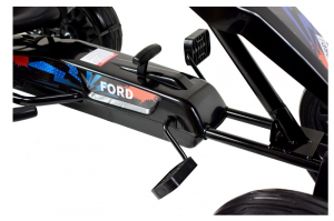 Kart Ford cu pedale pentru copii, roti cauciuc Eva [6]