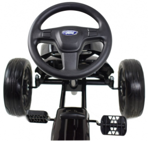 Kart Ford cu pedale pentru copii, roti cauciuc Eva [10]