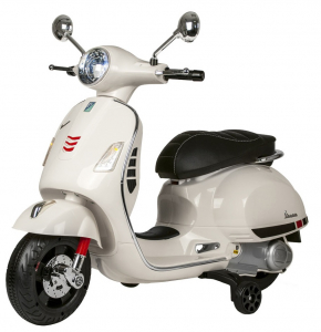 Scooter electric cu 2 roti Premier Vespa GTS Super, 12V, MP3, roti ajutatoare, alb [1]