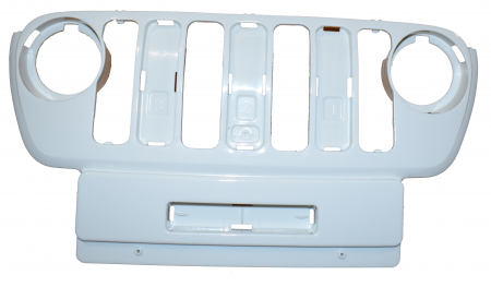 Caroserie - Masca fata fara faruri Jeep Wrangler Rubicon alb