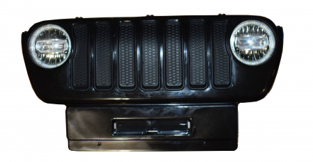 Manete - Masca fata Jeep Wrangler Rubicon negru