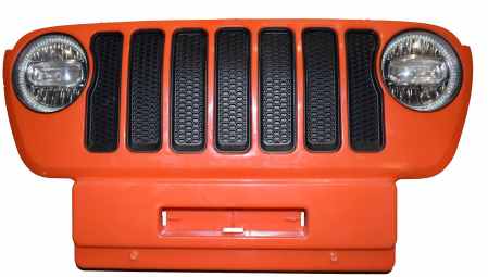 Manete - Masca fata Jeep Wrangler Rubicon portocaliu