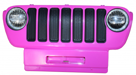 Manete - Masca fata Jeep Wrangler Rubicon roz