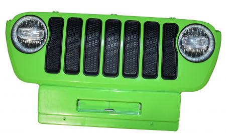 Manete - Masca fata Jeep Wrangler Rubicon verde