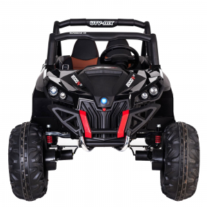Buggy electric pentru 2 copii Premier 4x4 Superstar, cu 2 baterii, roti cauciuc EVA, scaun piele ecologica, negru [10]