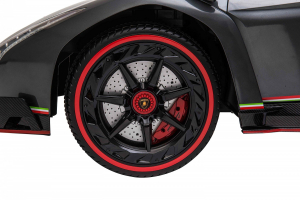 Masinuta electrica 4 x 4 Premier Lamborghini Veneno, 12V, roti cauciuc EVA, scaun piele ecologica, argintiu [11]