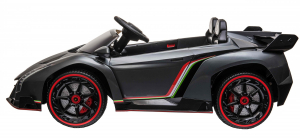 Masinuta electrica 4 x 4 Premier Lamborghini Veneno, 12V, roti cauciuc EVA, scaun piele ecologica, argintiu [4]