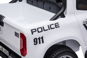 Masinuta electrica 4 x 4 Premier Mercedes X-Class Police, 12V, roti cauciuc EVA, scaun piele ecologica, alb [16]