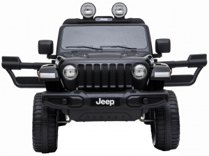 Masinuta electrica 4x4 Premier Jeep Wrangler Rubicon, 12V, roti cauciuc EVA, scaun piele ecologica, negru [8]