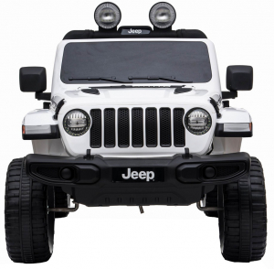 Masinuta electrica 4x4 Premier Jeep Wrangler Rubicon, 12V, roti cauciuc EVA, scaun piele ecologica, alb [8]