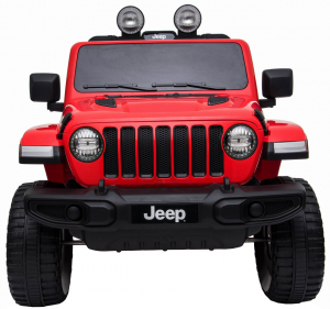 Masinuta electrica 4x4 Premier Jeep Wrangler Rubicon, 12V, roti cauciuc EVA, scaun piele ecologica, rosu [17]