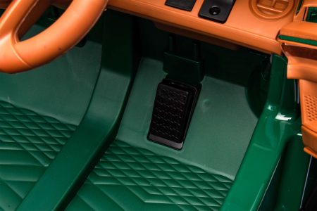 Masinuta electrica 4x4 Premier Bentley Bacalar, 12V, roti cauciuc EVA, scaun piele ecologica, verde [23]