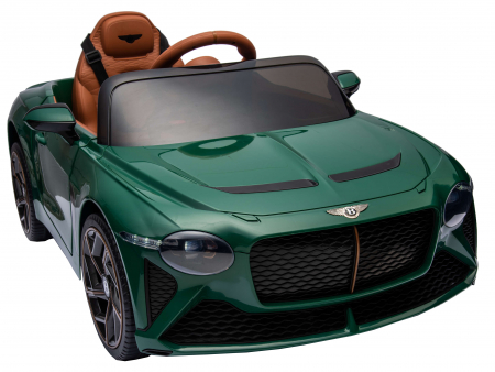 Masinuta electrica 4x4 Premier Bentley Bacalar, 12V, roti cauciuc EVA, scaun piele ecologica, verde [10]