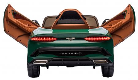 Masinuta electrica 4x4 Premier Bentley Bacalar, 12V, roti cauciuc EVA, scaun piele ecologica, verde [18]