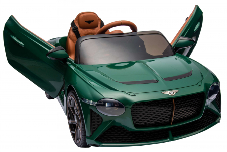 Masinuta electrica 4x4 Premier Bentley Bacalar, 12V, roti cauciuc EVA, scaun piele ecologica, verde [19]