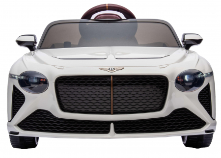 Masinuta electrica 4x4 Premier Bentley Bacalar, 12V, roti cauciuc EVA, scaun piele ecologica, alb [11]