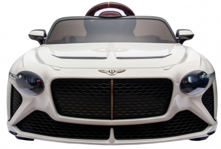 Masinuta electrica 4x4 Premier Bentley Bacalar, 12V, roti cauciuc EVA, scaun piele ecologica, alb [36]