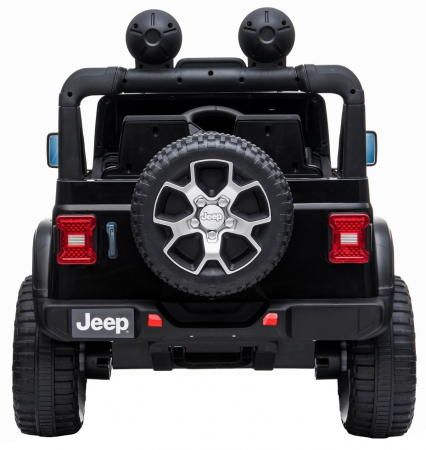 Masinuta electrica 4x4 Premier Jeep Wrangler Rubicon, 10.8V baterie Li-Ion, roti cauciuc EVA, scaun piele ecologica, negru [6]