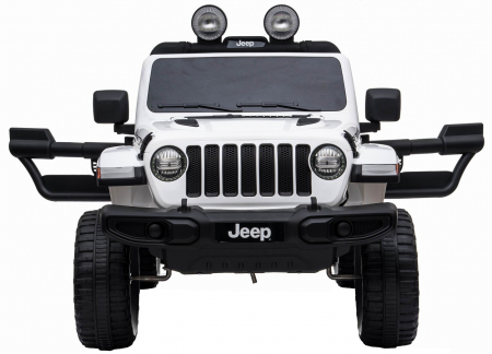 Masinuta electrica 4x4 Premier Jeep Wrangler Rubicon, 10.8V baterie Li-Ion, roti cauciuc EVA, scaun piele ecologica, alb [9]