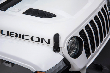 Masinuta electrica 4x4 Premier Jeep Wrangler Rubicon, 10.8V baterie Li-Ion, roti cauciuc EVA, scaun piele ecologica, alb [21]