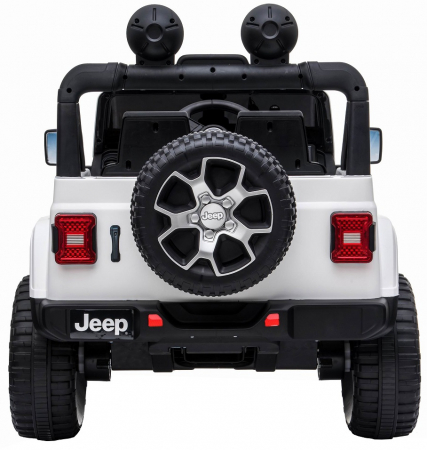 Masinuta electrica 4x4 Premier Jeep Wrangler Rubicon, 10.8V baterie Li-Ion, roti cauciuc EVA, scaun piele ecologica, alb [6]