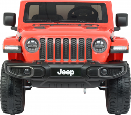 Masinuta electrica Premier Jeep Gladiator Rubicon, 12V, 2 copii, roti cauciuc EVA, scaun piele ecologica, rosu [3]