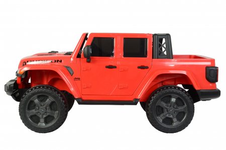 Masinuta electrica Premier Jeep Gladiator Rubicon, 12V, 2 copii, roti cauciuc EVA, scaun piele ecologica, rosu [2]