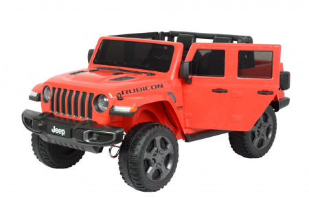 Masinuta electrica Premier Jeep Gladiator Rubicon, 12V, 2 copii, roti cauciuc EVA, scaun piele ecologica, rosu [10]