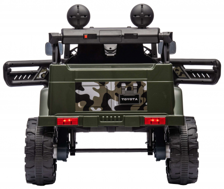 Masinuta electrica Premier Toyota FJ Cruiser, 12V, roti cauciuc EVA, scaun piele ecologica, camuflaj [11]