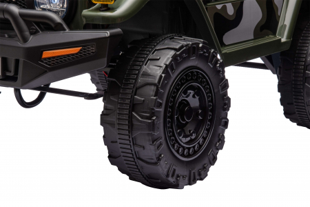 Masinuta electrica Premier Toyota FJ Cruiser, 12V, roti cauciuc EVA, scaun piele ecologica, camuflaj [13]