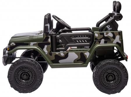 Masinuta electrica Premier Toyota FJ Cruiser, 12V, roti cauciuc EVA, scaun piele ecologica, camuflaj [4]