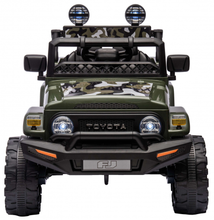 Masinuta electrica Premier Toyota FJ Cruiser, 12V, roti cauciuc EVA, scaun piele ecologica, camuflaj [2]
