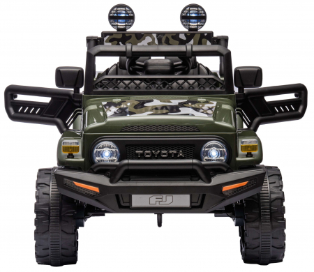 Masinuta electrica Premier Toyota FJ Cruiser, 12V, roti cauciuc EVA, scaun piele ecologica, camuflaj [8]