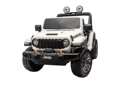 Masinuta electrica 4x4 Premier Jeep Wrangler Rubicon, 24V, 4x200W, roti cauciuc EVA, scaun piele ecologica, alb [16]