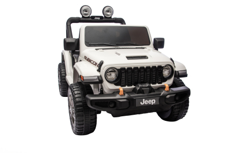 Masinuta electrica 4x4 Premier Jeep Wrangler Rubicon, 24V, 4x200W, roti cauciuc EVA, scaun piele ecologica, alb [14]