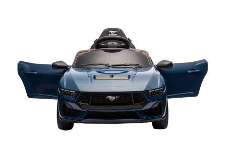 Masinuta electrica Premier Ford Mustang GT Convertible, 12V, roti cauciuc EVA, scaun piele ecologica, albastru [10]