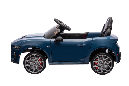 Masinuta electrica Premier Ford Mustang GT Convertible, 12V, roti cauciuc EVA, scaun piele ecologica, albastru [4]