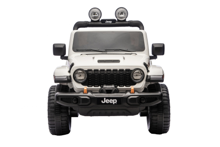 Masinuta electrica 4x4 Premier Jeep Wrangler Rubicon, 24V, 4x200W, roti cauciuc EVA, scaun piele ecologica, alb [5]