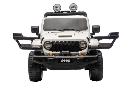 Masinuta electrica 4x4 Premier Jeep Wrangler Rubicon, 24V, 4x200W, roti cauciuc EVA, scaun piele ecologica, alb [1]