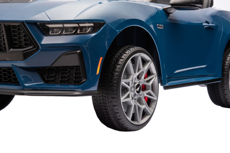 Masinuta electrica Premier Ford Mustang GT Convertible, 12V, roti cauciuc EVA, scaun piele ecologica, albastru [22]