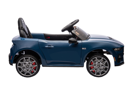 Masinuta electrica Premier Ford Mustang GT Convertible, 12V, roti cauciuc EVA, scaun piele ecologica, albastru [8]
