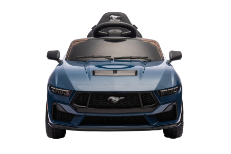 Masinuta electrica Premier Ford Mustang GT Convertible, 12V, roti cauciuc EVA, scaun piele ecologica, albastru [2]