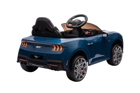 Masinuta electrica Premier Ford Mustang GT Convertible, 12V, roti cauciuc EVA, scaun piele ecologica, albastru [7]