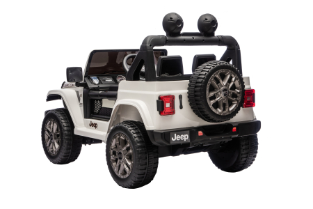 Masinuta electrica 4x4 Premier Jeep Wrangler Rubicon, 24V, 4x200W, roti cauciuc EVA, scaun piele ecologica, alb [10]