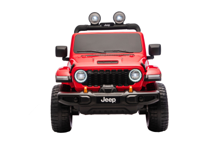Masinuta electrica 4x4 Premier Jeep Wrangler Rubicon, 24V, 4x200W, roti cauciuc EVA, scaun piele ecologica, rosu [13]
