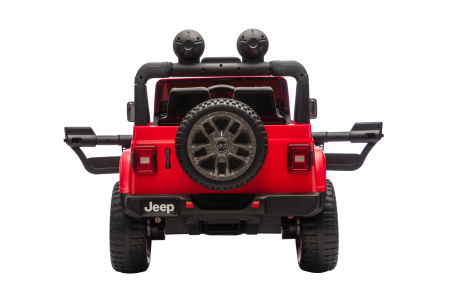 Masinuta electrica 4x4 Premier Jeep Wrangler Rubicon, 24V, 4x200W, roti cauciuc EVA, scaun piele ecologica, rosu [11]