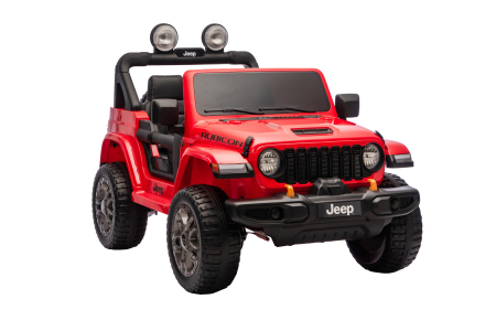 Masinuta electrica 4x4 Premier Jeep Wrangler Rubicon, 24V, 4x200W, roti cauciuc EVA, scaun piele ecologica, rosu [8]