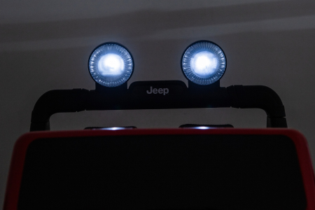 Masinuta electrica 4x4 Premier Jeep Wrangler Rubicon, 24V, 4x200W, roti cauciuc EVA, scaun piele ecologica, portocaliu [22]
