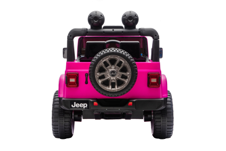 Masinuta electrica 4x4 Premier Jeep Wrangler Rubicon, 24V, 4x200W, roti cauciuc EVA, scaun piele ecologica, roz [10]