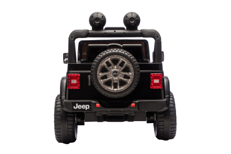 Masinuta electrica 4x4 Premier Jeep Wrangler Rubicon, 24V, 4x200W, roti cauciuc EVA, scaun piele ecologica, negru [1]
